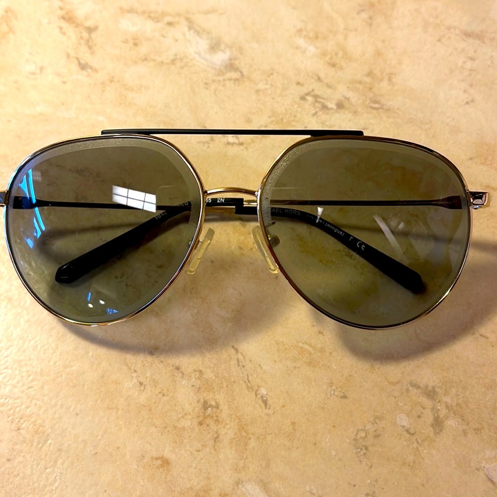 Almost brand new aviator Michael Kors shades